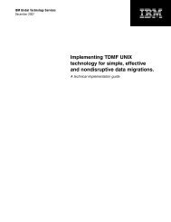 Implementing TDMF UNIX technology for simple, effective and ... - IBM