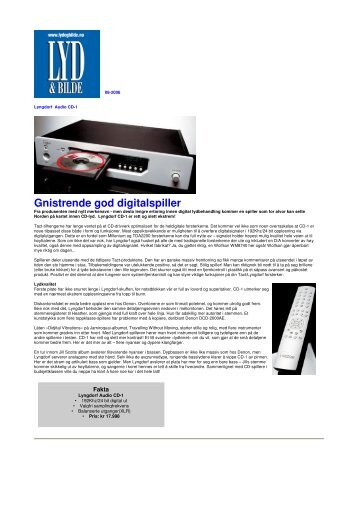 Gnistrende god digitalspiller - 4Audio