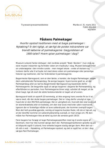 Påskens Palmekager