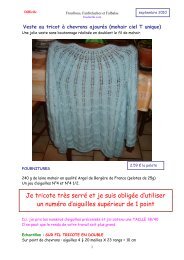 VESTE AU TRICOT A CHEVRONS AJOURES - Archive-Host