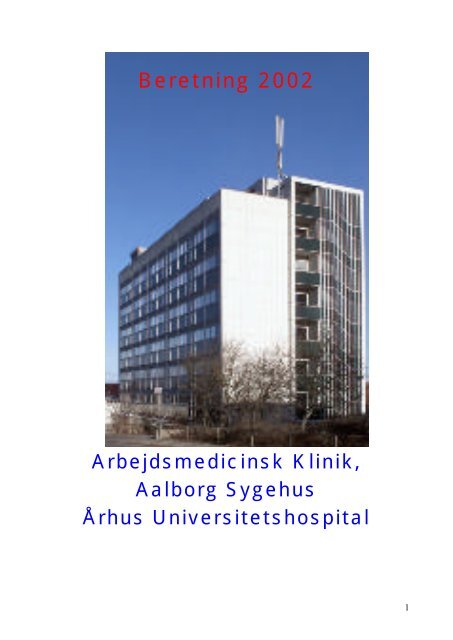 Årsberetning 2002 - Aalborg Universitetshospital