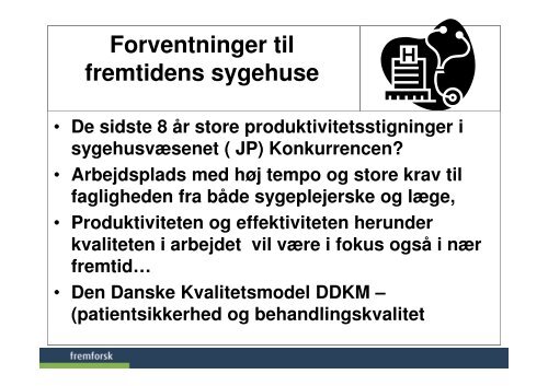 Slides fra foredrag v/ Fremtidsforsker Marianne Levinsen