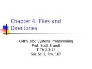 Chapter 4: Files and Directories
