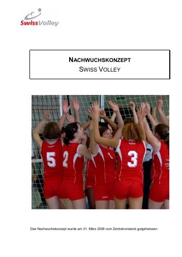 NACHWUCHSKONZEPT SWISS VOLLEY