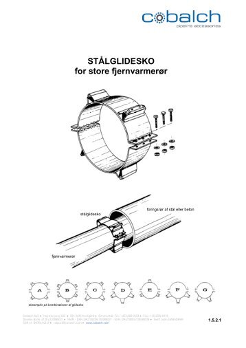 STÅLGLIDESKO for store fjernvarmerør - IQ Pager