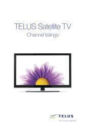 Channel listings - Telus