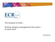 The moment of truth – Putting category ... - ECR Community