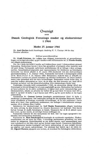 Ekskursion til Sydsjælland s. 601 - Dansk Geologisk Forening