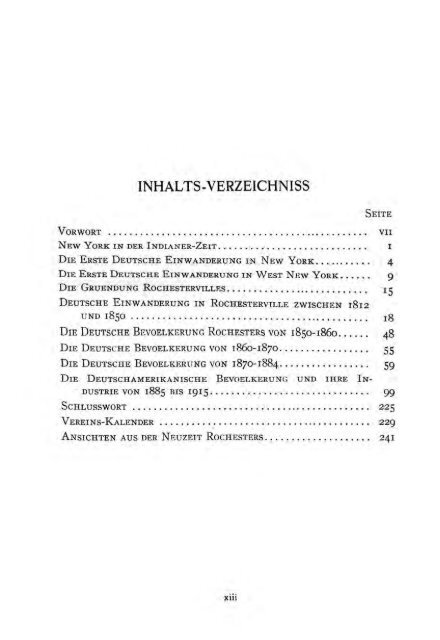 Hundertjahrährige Geschichte des Deutschtums von Rochester