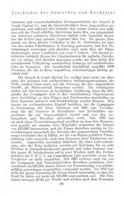 Hundertjahrährige Geschichte des Deutschtums von Rochester