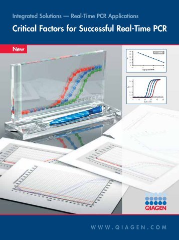 Real-Time PCR Applications Critical Factors for Successful Real ...