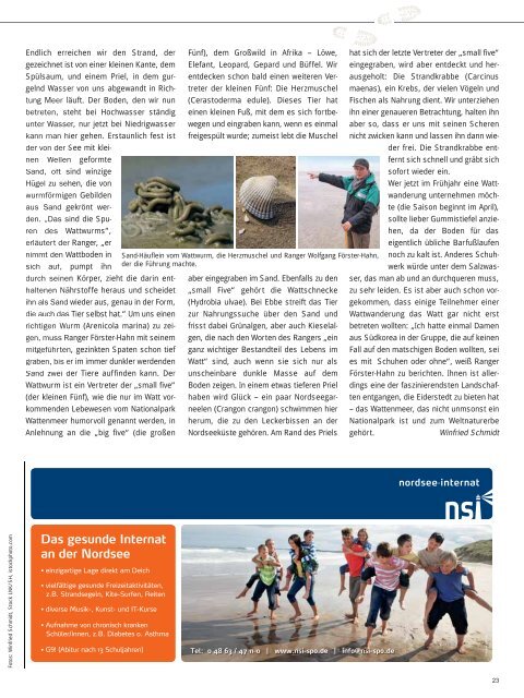 magazin 01/2013 - St. Peter-Ording