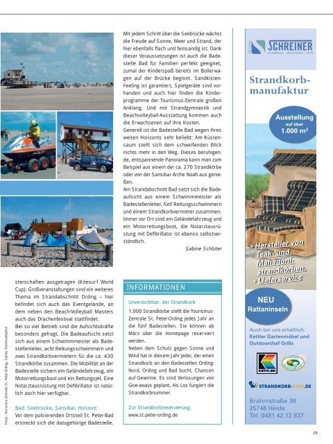 magazin 01/2013 - St. Peter-Ording