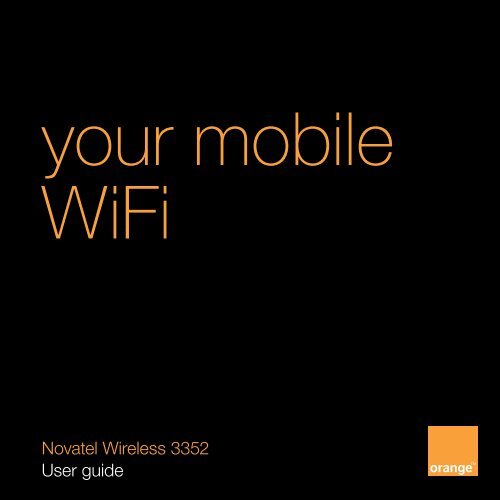 your mobile WiFi - Orange Shop