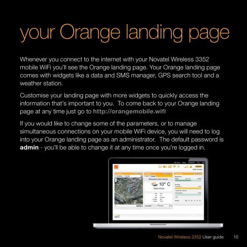 your mobile WiFi - Orange Shop