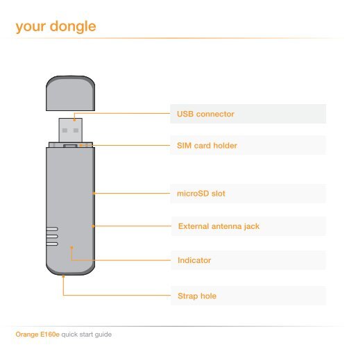 Orange E160e quick start guide - Orange Shop