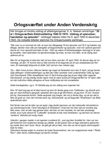 Orlogsværftet under Anden Verdenskrig - Noerby.net