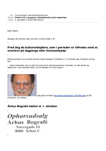 ORDLØST #10 L-gruppens nyhedstjeneste primo ... - Menneske