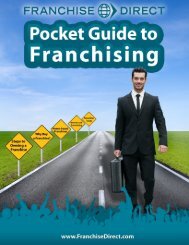 Franchise Direct's Pocket Guide to Franchising