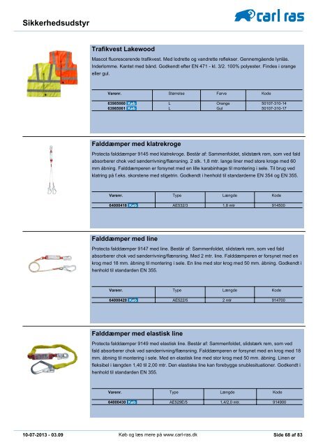 sikkerhedsudstyr - Carl Ras A/S