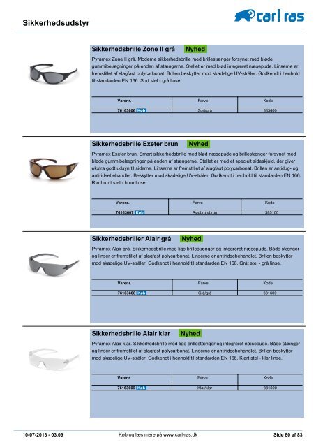 sikkerhedsudstyr - Carl Ras A/S