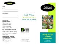 eat well. move often. live healthy. - Community Alliance with Family ...