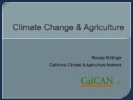 Climate Change and Agriculture