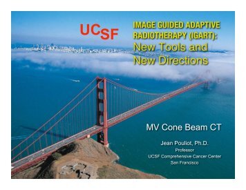 File #1 to be Downloaded - UCSF Radiation Oncology