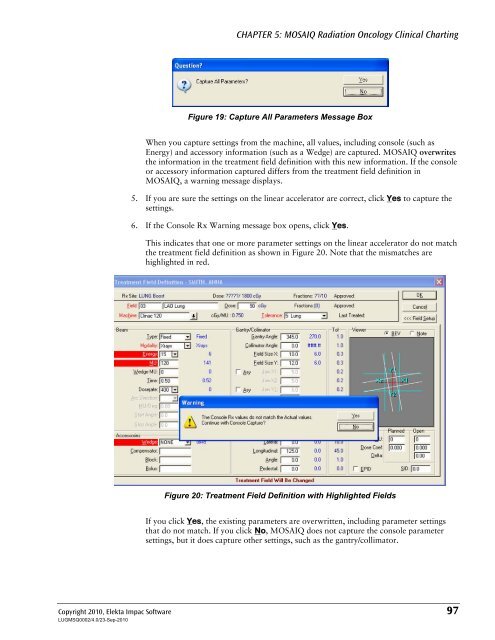 MOSAIQ User's Guide - UCSF Radiation Oncology