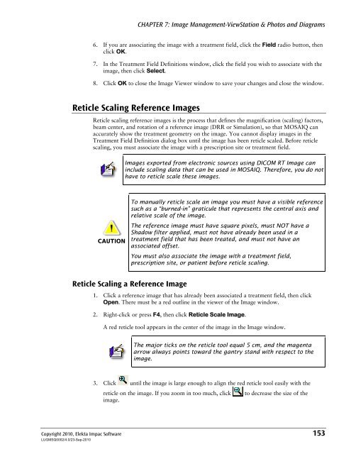 MOSAIQ User's Guide - UCSF Radiation Oncology