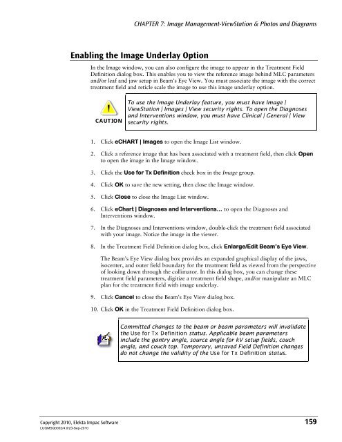 MOSAIQ User's Guide - UCSF Radiation Oncology