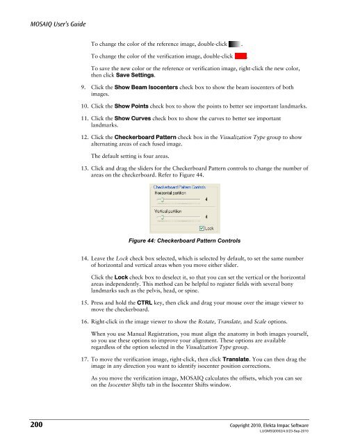 MOSAIQ User's Guide - UCSF Radiation Oncology