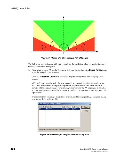 MOSAIQ User's Guide - UCSF Radiation Oncology