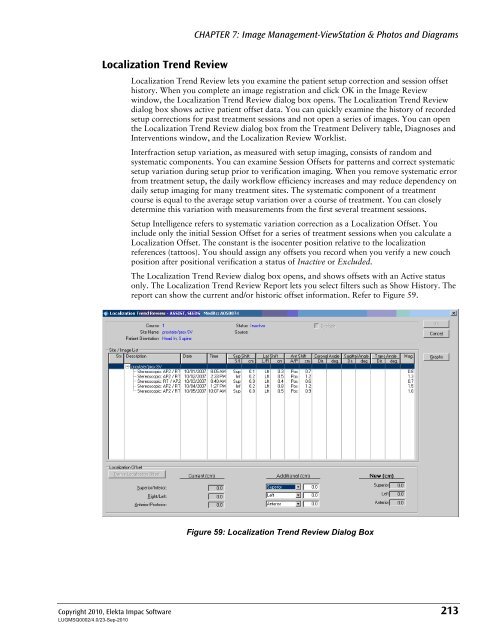 MOSAIQ User's Guide - UCSF Radiation Oncology