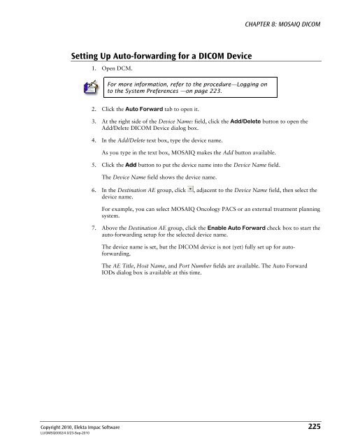 MOSAIQ User's Guide - UCSF Radiation Oncology