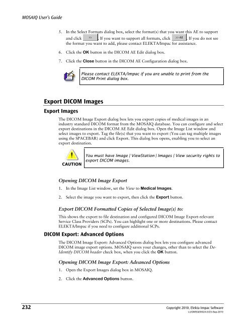 MOSAIQ User's Guide - UCSF Radiation Oncology