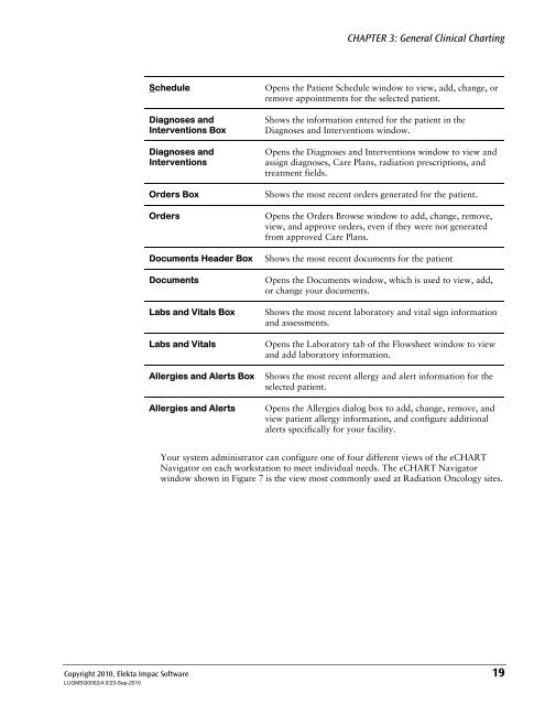 MOSAIQ User's Guide - UCSF Radiation Oncology