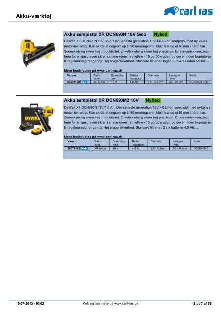 Carl Ras katalog - Carl Ras A/S