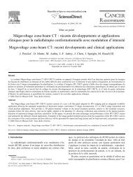 CBCT (Fig. 8) ont été particulièrement utiles pour - UCSF Radiation ...