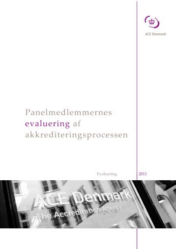 Panelmedlemmernes evaluering af ... - ACE Denmark