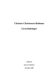 Christen Christensen Bathums Livserindringer - Jan Løve Østerbye