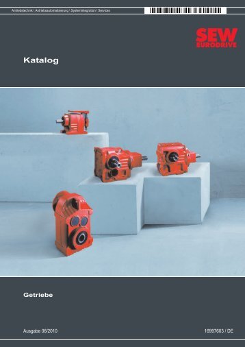 Katalog Getriebe - SEW Eurodrive