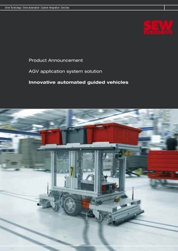 Product Announcement AGV application system ... - SEW Eurodrive