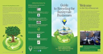 Guide to Recycling for Businesses - City of Sunnyvale