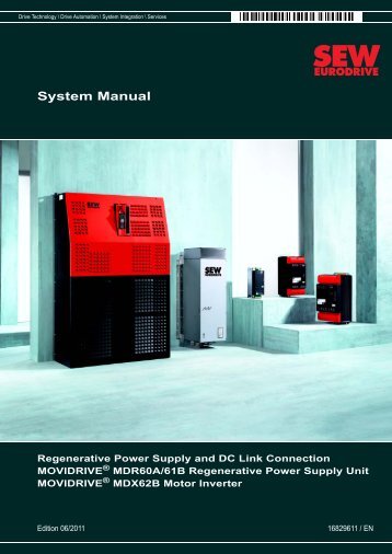 System Manual – MOVIDRIVE® MDR60A/61B and ... - SEW Eurodrive