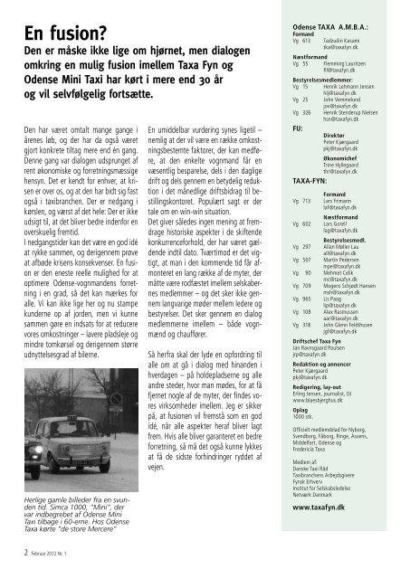 INTERNT - fEbRuaR 2012 - NR. 1 - Taxa Fyn