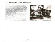 VI. Sunnyvale's Lost Resources - City of Sunnyvale