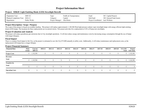 ADOPTED BUDGET RESOURCE ALLOCATION PLAN - City of ...