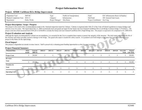 ADOPTED BUDGET RESOURCE ALLOCATION PLAN - City of ...