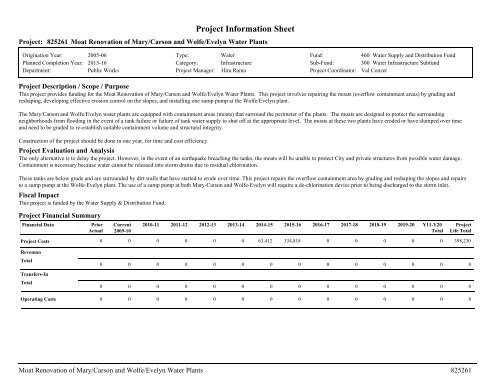 ADOPTED BUDGET RESOURCE ALLOCATION PLAN - City of ...